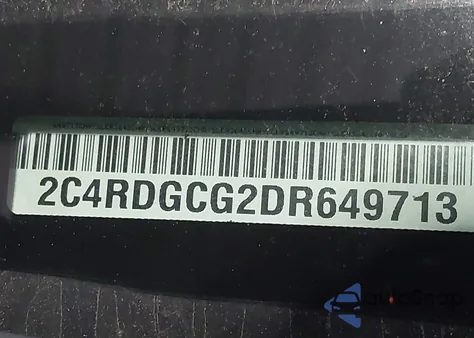 2013 Dodge Grand Caravan Sxt из США, поврежденный, VIN 2C4RDGCG2DR649713